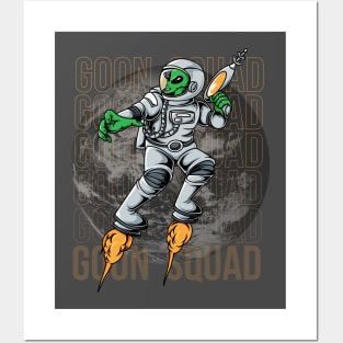 Goon Squad Alien Posters and Art